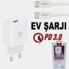 PD QC3 / 18W TYPE-C To TYPE-C Şarj Aleti Arbaks ARB-017