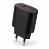 QC 3.0 Tek USB-A Hızlı Şarj Başlığı Siyah