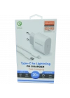 20W PD TYPE-C To İphone Şarj Aleti Megatech CC22-PD3