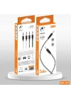 3.5mm Jack Hasır Aux Kablo BlueWolf MK-031