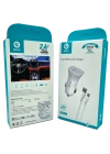 Çift Usb Girişli (Micro) Kablolu Araç Şarj Aleti Dvip C01-M