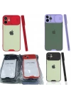 iPhone 13 Pro Kılıf Kamera Koruma Silikon (5 Siyah – 5 Renkli)