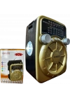 Işıklı Nostaljik Speaker Fm Bluetooth Usb Sd Card YST-212