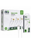 Lightning Hızlı Şarj Data Kablosu (20’li Paket) TECH iVO-C02
