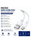 Micro Şarj Kablosu Hızlı Şarj Güçlü Kablo (Vakumsuz Açık Ürün)