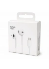 USB-C Kablolu Kulaklık EarPods Modeli Mikrofonlu Stereo Kulaklık