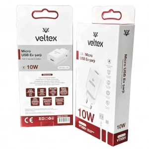 10W 2A (Micro) Şarj Aleti Veltex VTX-001