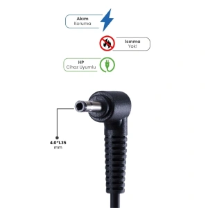 19V 4.74A 4.0 * 1.35mm 90W HP İçin Laptop Adaptör