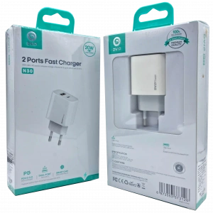 20W PD + Qc3.0 Usb Çift Girişli Şarj Başlığı DVIP N30