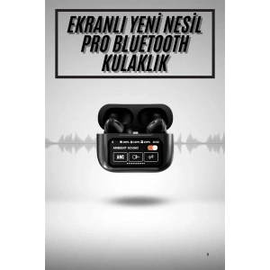 2.Nesil Pro Ekranlı Sesli Görüşme Yapabilen Kablosuz Bluetooth Kulaklık - Lisinya