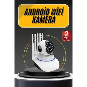Akıllı Gece Görüşlü Sensörlü Wifi Kamera Telefondan Takip Edilebilir - Lisinya