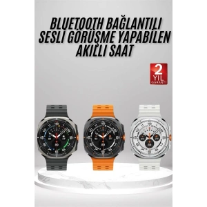 Akıllı Saat Amoled Ekran Bluetooth Bağlantılı Sağlık Takibi GPS Uyumlu - Lisinya