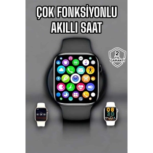 Akıllı Saat Amoled Ekran GPS ve Uyku Takibi Bluetooth Bağlantılı - Lisinya