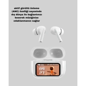 ANC Bluetooth Kulaklık – Dokunmatik, Powerbank Kutulu, Akıllı Sensörlü - Lisinya