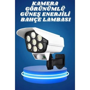 Bahçe Aydınlatması Hareket Sensörlü Led Aydınlatma Kamera Görünümlü - Lisinya