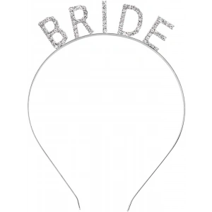 Bekarlığa Veda Bride Tacı Gümüş Renk