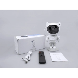 Çocuklara Özel Projeksiyon Astronot Lamba Speaker Sevimli - Lisinya