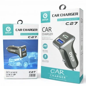 DVIP C27 Araç Şarj Cihazı PD18W + USB Hızlı Şarj (Çift Çıkışlı)