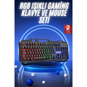 Gaming Oyuncu Klavyesi Led Aydınlatmalı Mekanik Hisli - Lisinya