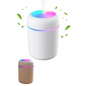 Humidifier LED Işıklı Mini Ortam Oda Kokusu Aromaterapi Buhardanlık - Lisinya