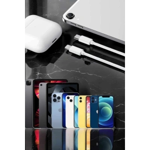 Iphone Uyumlu İOS Uyumlu Lightning Hızlı Şarj Tye C Lightning Şarj Kablosu - Lisinya