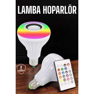Kablosuz Bluetooth Hoparlör Led Lamba - Lisinya