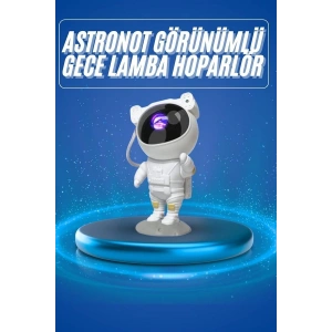 Projeksiyon Astronot Lamba Speaker Sevimli Astronot Bluetooth Hoparlör - Lisinya