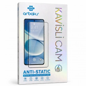 REDMİ NOTE 15 – Anti-Static Kavisli Cam Ekran Koruyucu Arbaks ARB-004