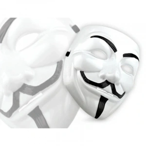 V for Vendetta Maskesi - 12li Paket - Plastik