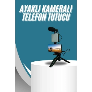 Video Making Kit Telefon Tutucu Vlog Video Mini Led Işıklı - Lisinya