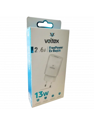 13W 2.6A Usb Şarj Başlığı Veltex VTX-002