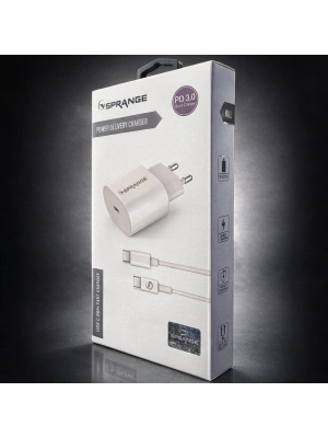 23W PD 3.0A (TYPE-C) PD Şarj Aleti Sprange P-T18