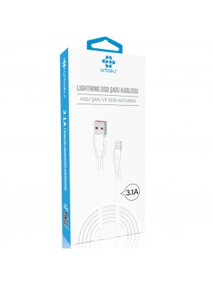 3.1A iphone Şarj Kablosu Arbaks ARB-52