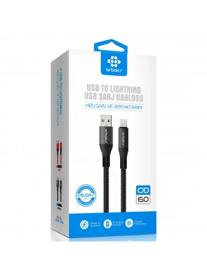 6A İphone Hızlı Şarj Kablosu Arbaks ARB-306