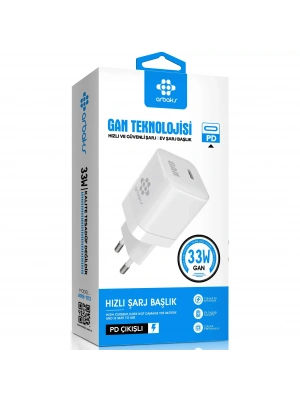 Gan Teknolojisi 33W PD Arbaks Şarj Başlığı Arb-013
