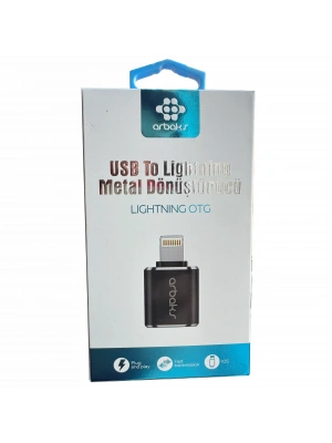 IOS 13 ve üzeri Klavye, Mouse, Harici HDD, İphone Metal Otg Arbaks ARB-507