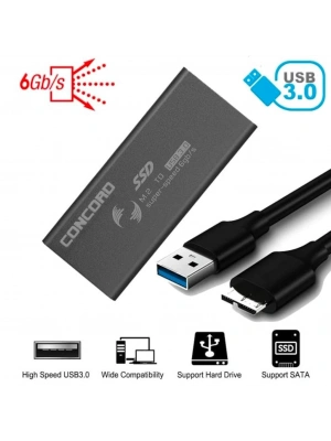 M2 Sata Ngff To Usb 3.0 Harddisk Kutusu Concord C-898