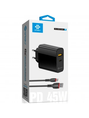 PD 45W PD + QC USB BENTLE TYPE-C SET Arbaks ARB-016