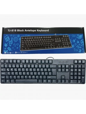 Q Usb Siyah Standart Klavye TJ-818