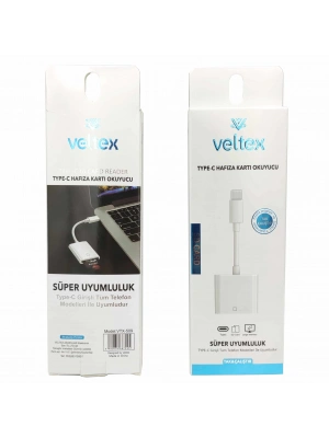 TYPE-C Hafıza Kart Okuyucu Veltex VTX-509