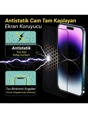 XİAOMİ 17 – Antistatik Cam Tam Kaplayan Ekran Koruyucu