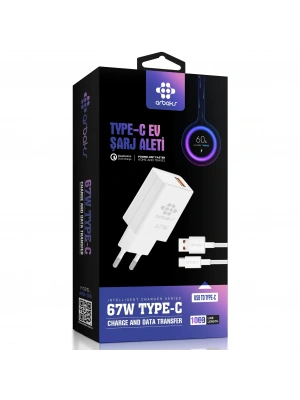 Xiaomi 67W TYPE-C Turbo Hızlı Şarj Aleti Arbaks Arb-016