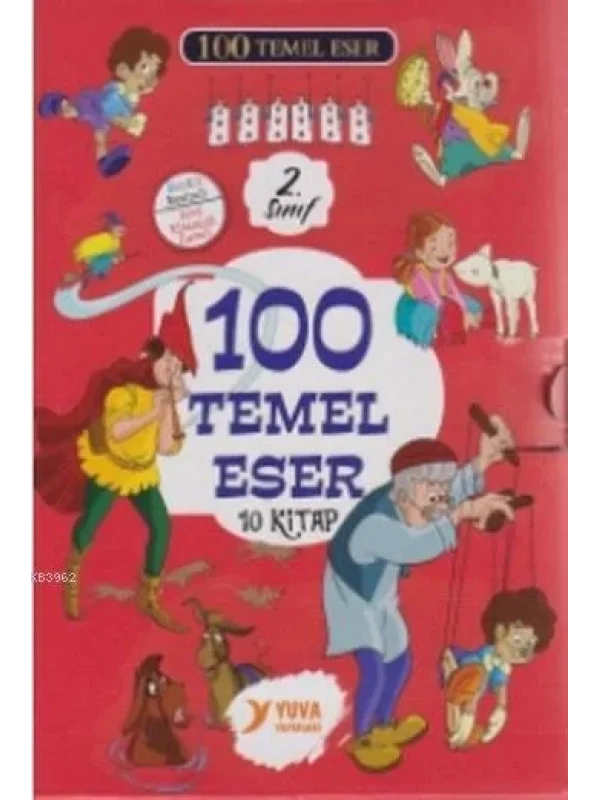 100 Temel Eser 2. Sınıf 10 Kitap Takım