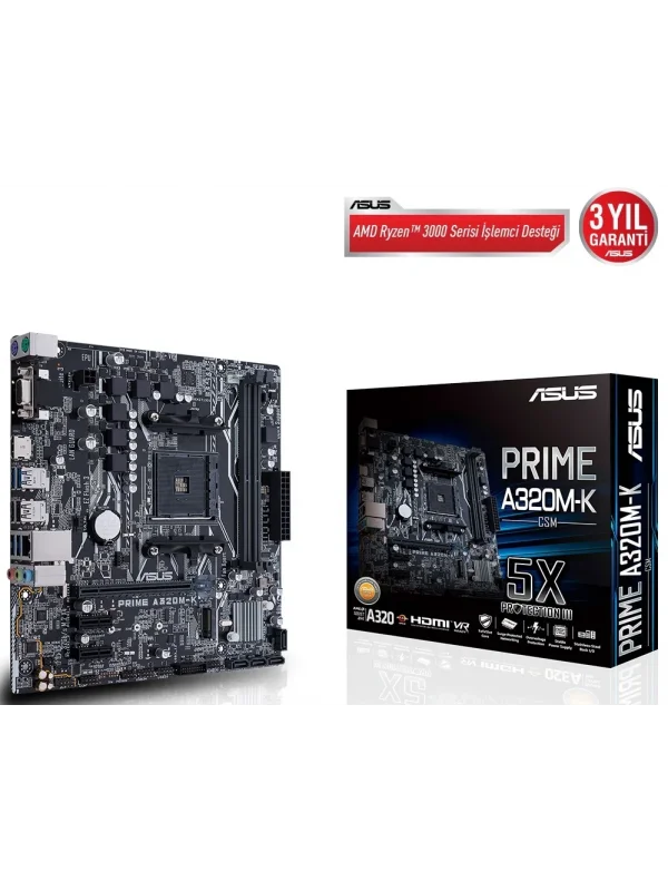 ASUS PRIME A320M-K/CSM DDR4  AM4 MATX
