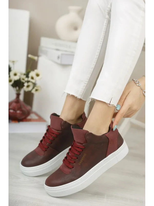 CH004 BT Kadın Ayakkabı BORDO