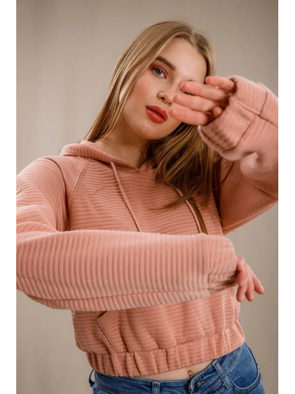 Kanguru Cepli Sweatshirt - PUDRA