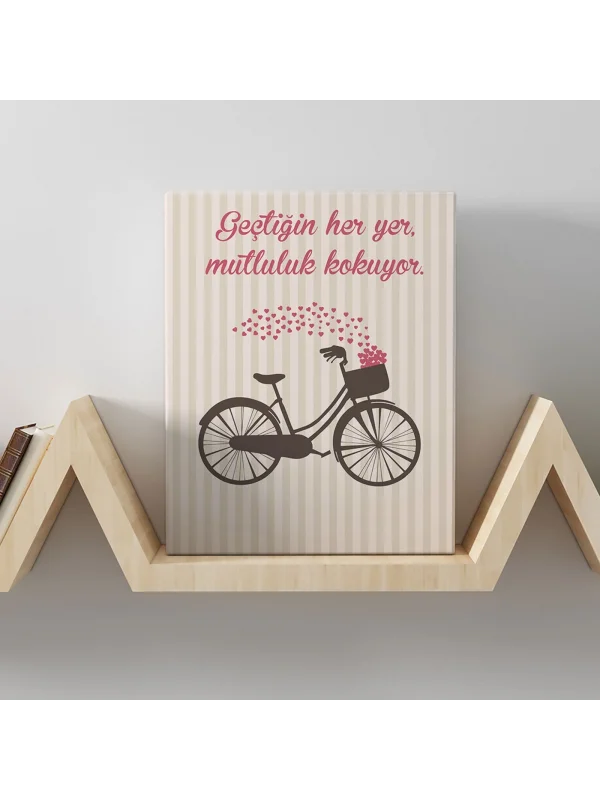 Romantik Tasarımlı Mini Kanvas Tablo - No25