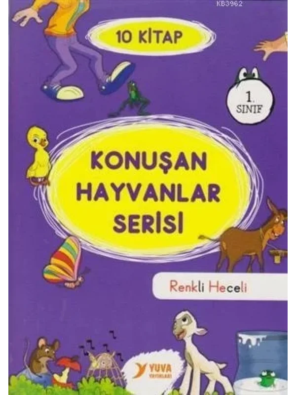 Yuva 1. Sinif Konuşan Hayvanlar Serisi Renkli Hece