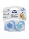 Chicco 2 li Physio Kauçuk Emzik 12 ay+ Erkek