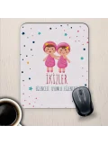 İkizler Burçlarına Özel Sevimli Mouse Pad